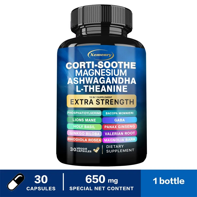 Corti-Soothe with Magnesium, Ashwagandha, L-Theanine