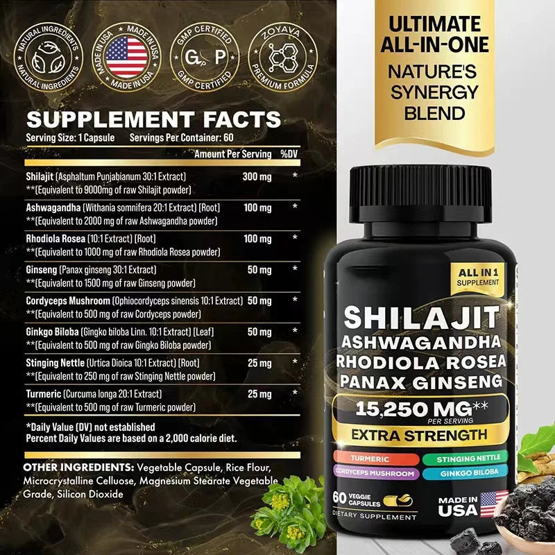 Organic Shilajit + Sea Moss