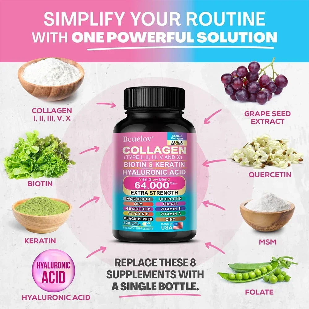 Collagen, Biotin + Keratin